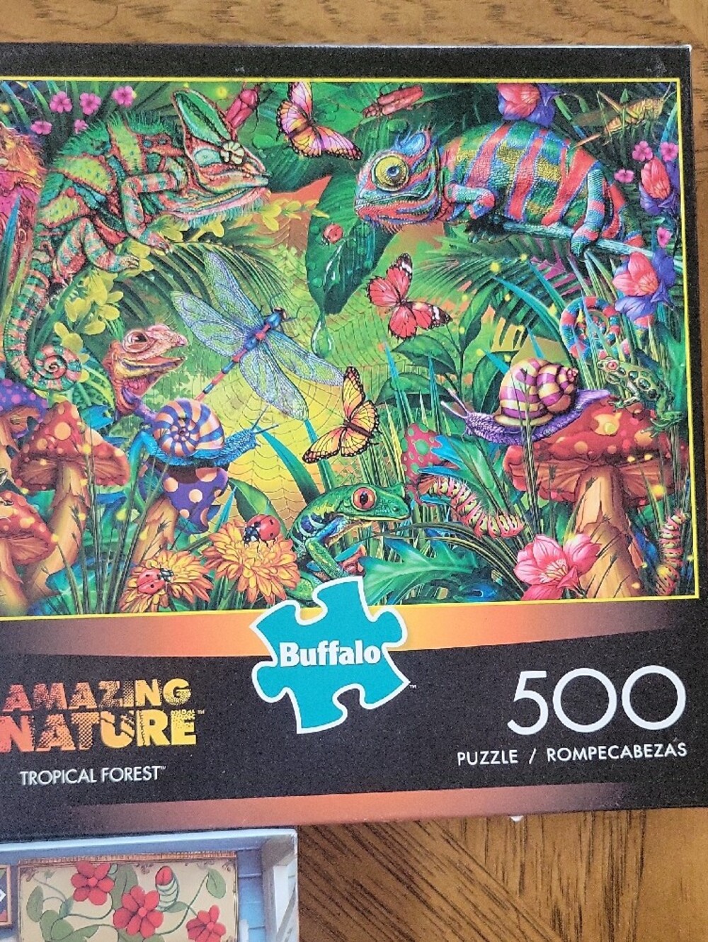 3-Piece Jigsaw Puzzle Lot - Colorful Market, Carnival & Tropical Scenes - Picture 3 of 4